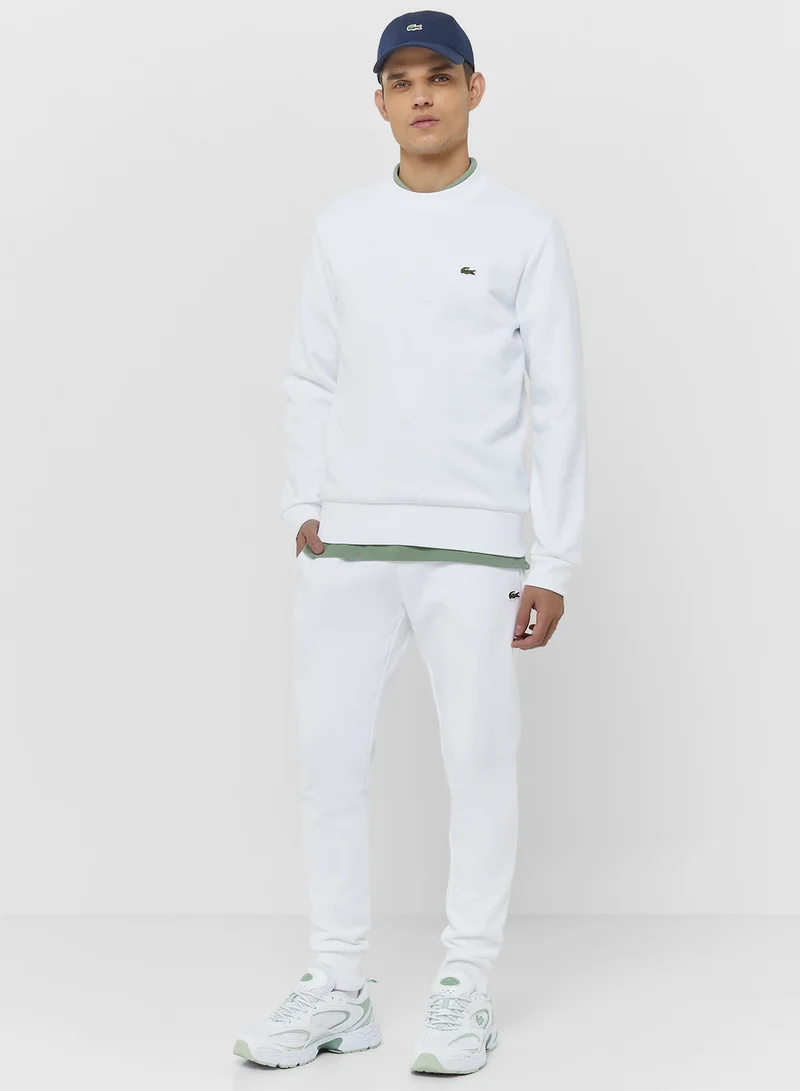 LACOSTE Brushed Fleece Sweatshirt