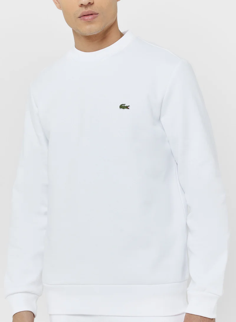 LACOSTE Brushed Fleece Sweatshirt