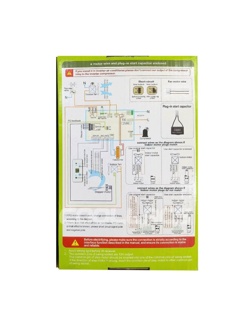 QUNDA QD‑U08PGC+ Universal Air Conditioner Control Board / Control System - Image 5