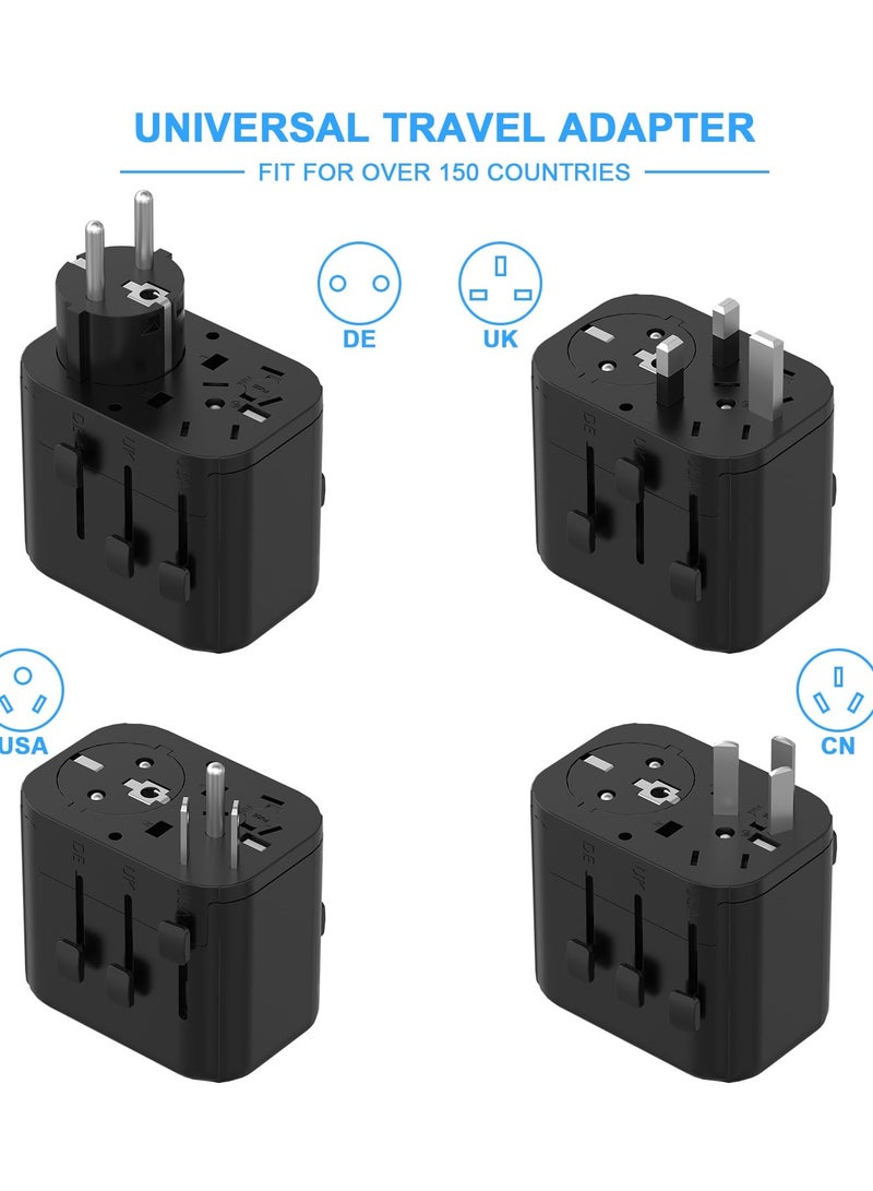 Go-Des Universal Plug travel Power adapter Mobile Phone Charging Tablet Fast Charger USB - Image 2