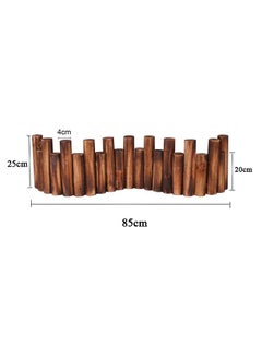 Wood Fence for Garden Decoration Brown 85X20X25 cm - pzsku/Z8F5168129BD97C71C785Z/45/_/1671286599/27a8c945-597b-4072-b838-d6cb0940c45d