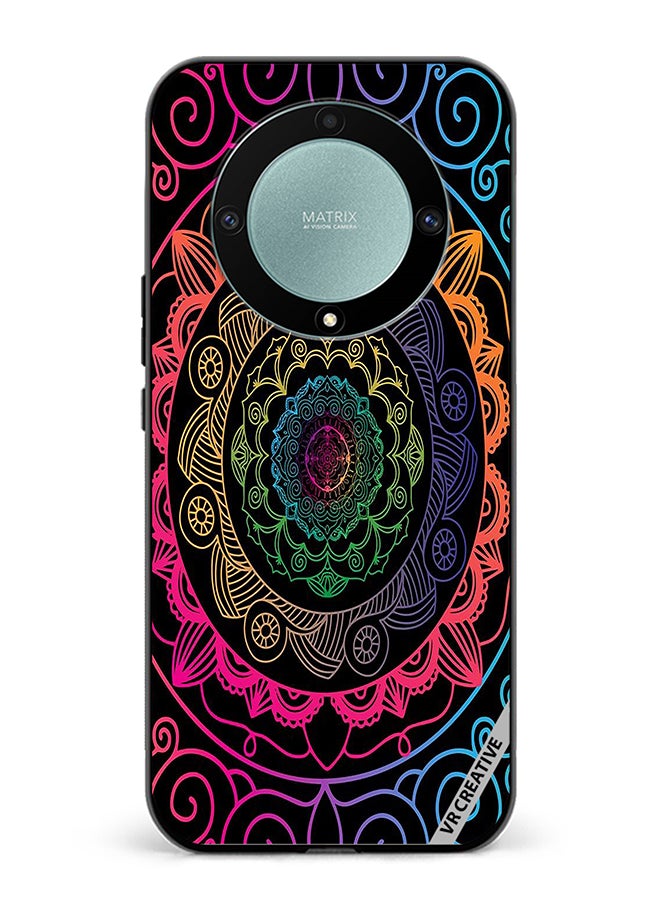 VR CREATIVE Protective Case Cover For Honor X9b Mandala Design Multicolour - Image 1