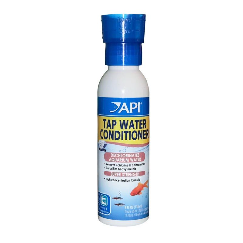 API TAP WATER CONDITIONER Aquarium Water Conditioner 4-Ounce Bottle, TAP WATER COND. 4 OZ - Image 1