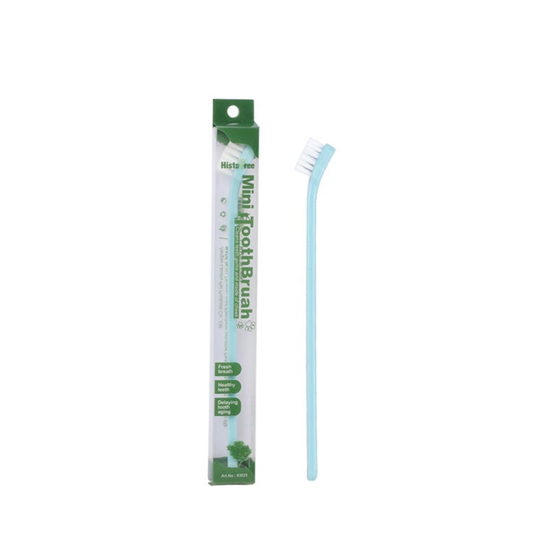 1 x 5 pcs Pet Toothbrush for Cats  Dogs Oral Care Light Blue