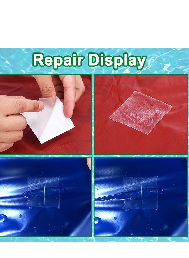 general Gardern TPU Pool Patch Repair Kit,Self-Adhesive Inflatable Repair Tape,Inflatable Patch Repair Kit Waterproof, Repair Supply for Swimming Ring Inflatable Tent Canvas Canopy Tubes Air Bed-15CM*1M - Image 4