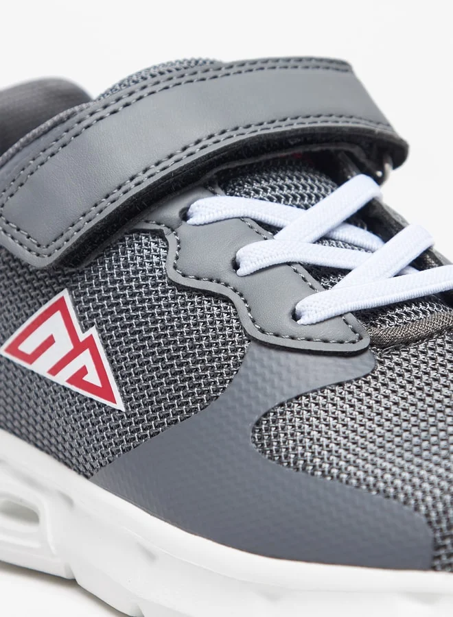 Oaklan by Shoexpress Boy's Textured Sports Shoes With Hook And Loop Closure