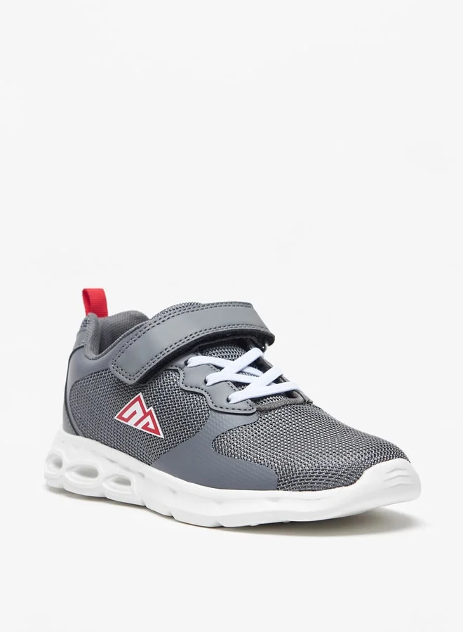 Oaklan by Shoexpress Boy's Textured Sports Shoes With Hook And Loop Closure