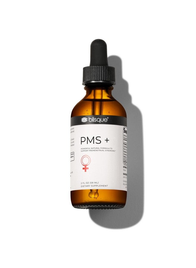 Blisque - Natural PMS Support Supplement for Period Cramps and Bloating Relief | Hormone Balance for Women | with Chasteberry | Doctor Approved | Vegan and Non-GMO | 2 Ounces | 59 Servings - Image 1