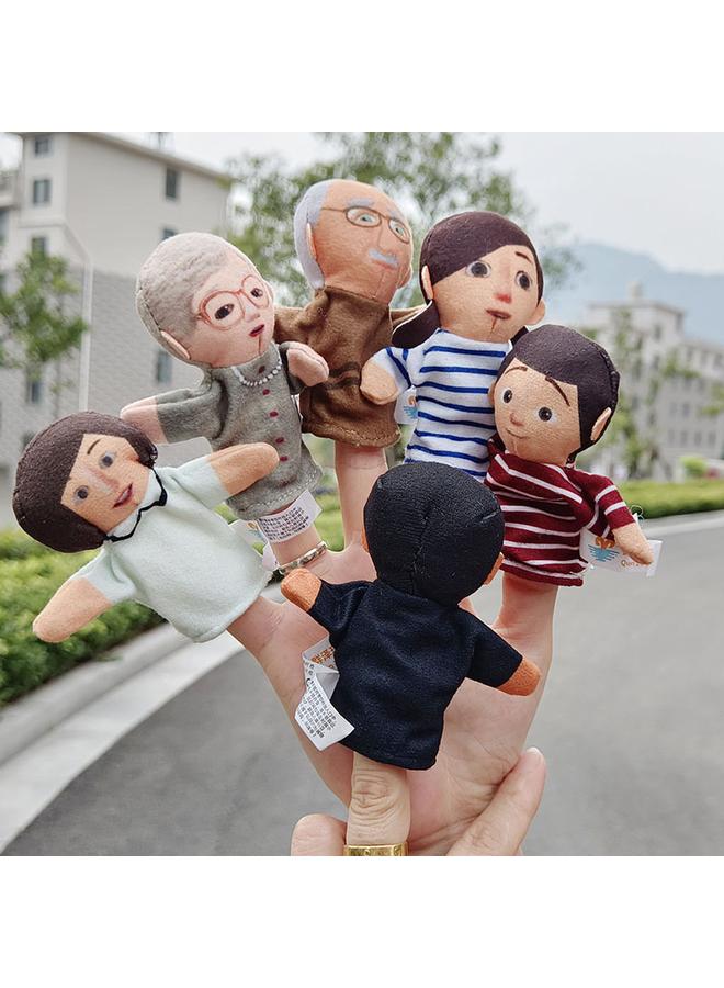 Bluejw New Cute Cartoon Character Finger Puppet Small Size Children Comfort Early Education Hand Puppet Grandparents Parents - Image 2