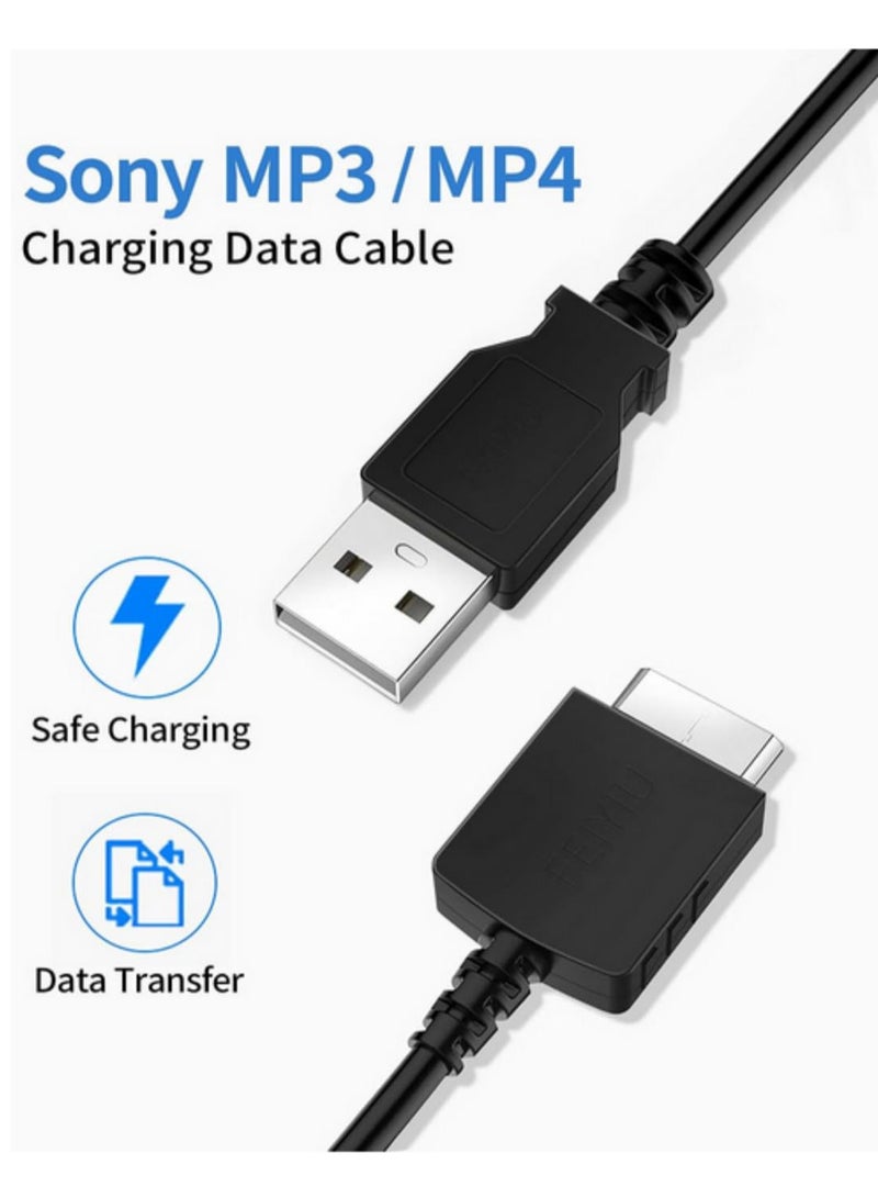 1m WMC-NW20MU USB Charger Cable Replacement Charging Sync Data Power Cord for Sony Walkman MP3 MP4 Player NWZ A726 A728 A729 A815 A816 S616 S618 S716 S718 Series  - Image 2