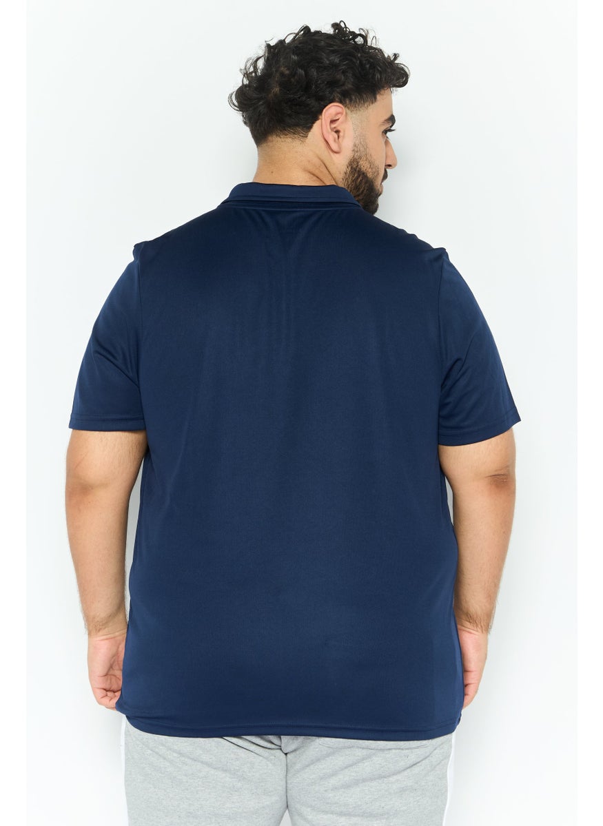 CASTORE Men Sportswear Fit Short Sleeves Golf Polo Shirt, Navy Blue  - Image 4