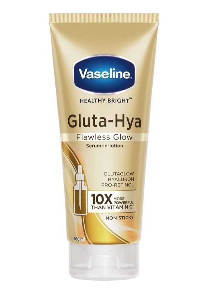 Vaseline Gluta-Hya Flawless Glow, 200Ml + Gluta-Hya Dewy Radiance, 200Ml Lotion - Image 3