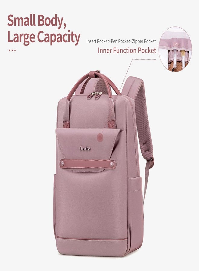 Chantria Casual Backpack for Women Stylish 13L Small Backpack fit 14 inch Laptop Compact Daypack Polyester Multi-pockets for Office Casual and Shopping,Blue - Image 5
