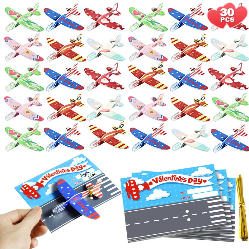 PARTYLOUD 36 PCS Valentines Day Cards for Kids School, Valentine Cards Valentine Bookmarks with Car Shoe Charms, Valentines for Kids Classroom Exchange Valentines Day Gifts School Parties - Image 1