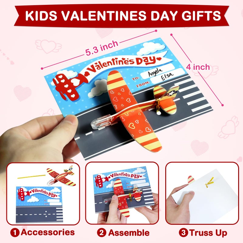 PARTYLOUD 36 PCS Valentines Day Cards for Kids School, Valentine Cards Valentine Bookmarks with Car Shoe Charms, Valentines for Kids Classroom Exchange Valentines Day Gifts School Parties - Image 2