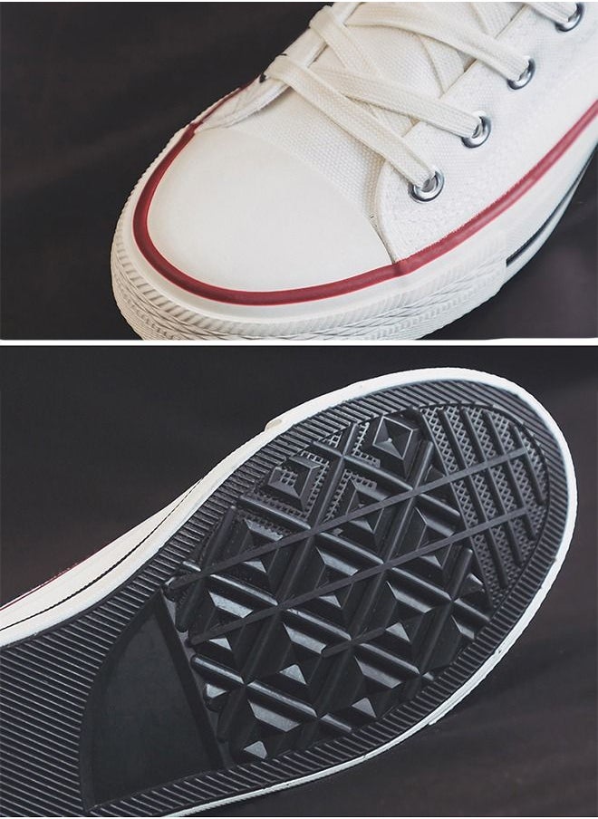 Beauenty - Classic high top sports shoes, board shoes, white - Image 1