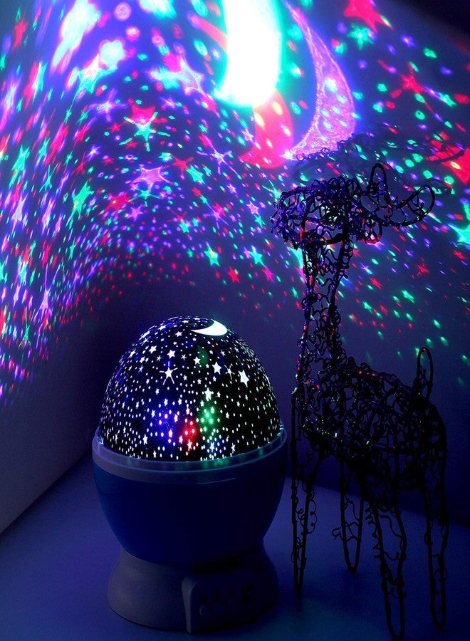 DPISZONE Romantic Colorful New Amazing LED Star Light Star,Night Romantic Gift Cosmos Star Sky Master Projector Starry Night Light Projector Lamp for Kids Bedroom Decor Light (Mini Star Master) - Image 1