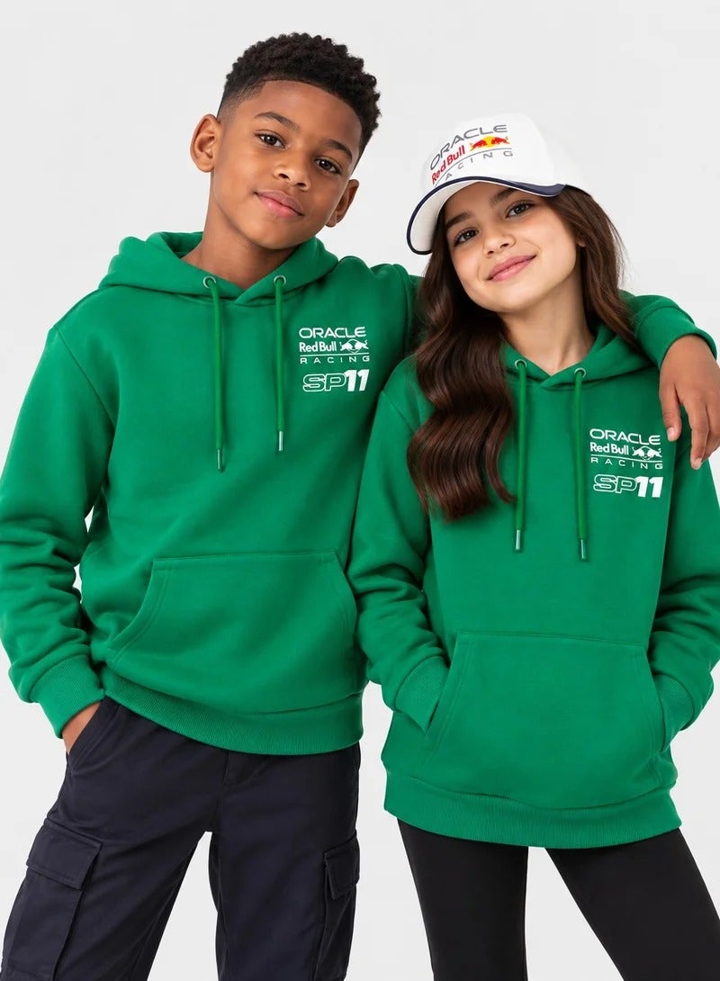 Red Bull Racing F1 Kids Sergio "Checo" Perez SP11 Hoodie, Green - Image 2
