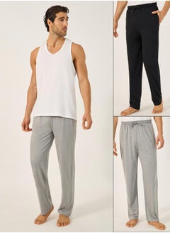 Styli Pack of 2 - Straight Pyjama with Drawcord  - Image 1