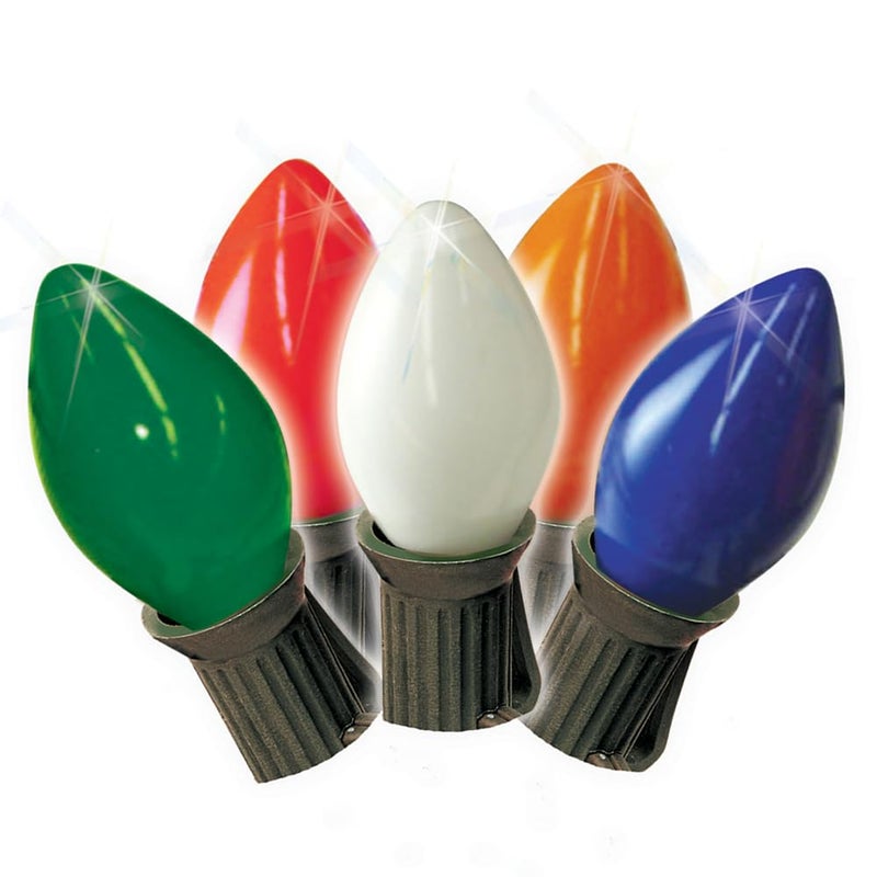 Brite Star Vintage Christmas String Lights Multi C9 25 Feet OldFashioned Bulbs Perfect for Christmas Patriotic Decorations Indoor and Outdoor Use