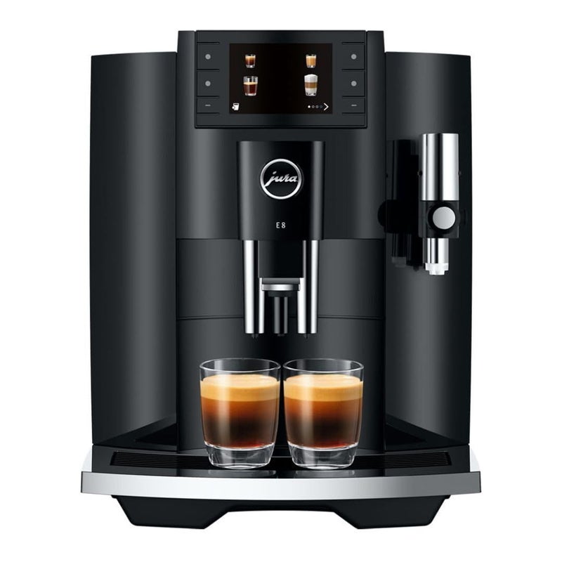 Jura E8 NAA 4th Gen Automatic Coffee Machine Piano Black