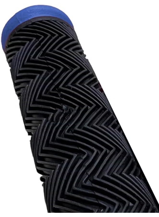 Bicycle Zigzag 2 Hand Grips Black and Blue