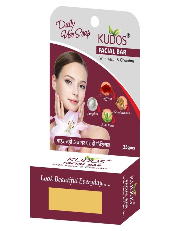 Kudos Facial Bar Soap for All Skin Types, Cleansing, Nourishing - Image 1