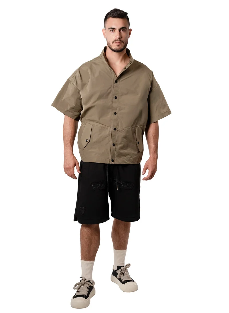 Tanjim Squad Military Green TANJIM SQUAD - WORK HARD STREET SHIRT GREEN for Men | Best Price UAE