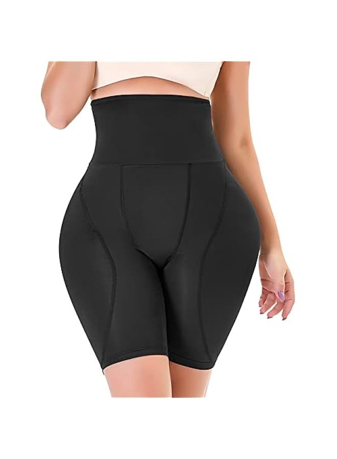 Women's Body Shaper Butt Lifting Shaper Panties High Waist Hips Padded Enhanced Buttocks Butt Lifting Tummy Tightening Pants (Size: L)