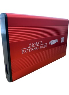 Ata Elektronik Red Color 2.5 Sata HDD USB 3.0 Harddisk HDD Box - Aluminum Body  - Image 1