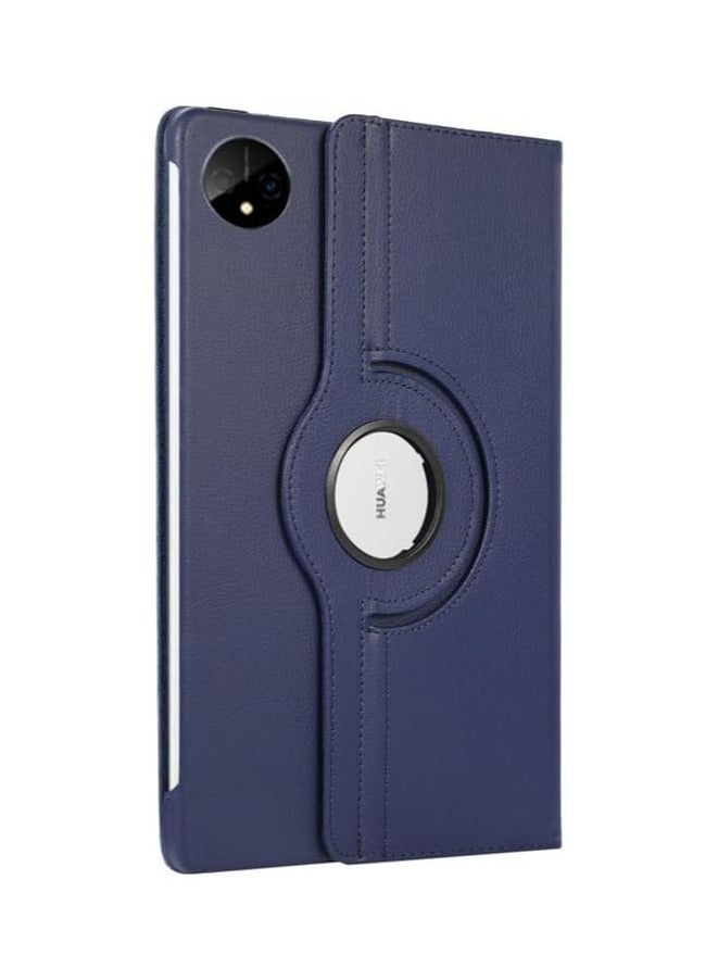 Compatible with Huawei MatePad Pro 12.2 inch 2024 Tablet PU Leather Cover Sleep Wake Function 360 Rotating Stand Protective Shell For MatePad Pro 12.2'' (Dark Blue) - Image 3