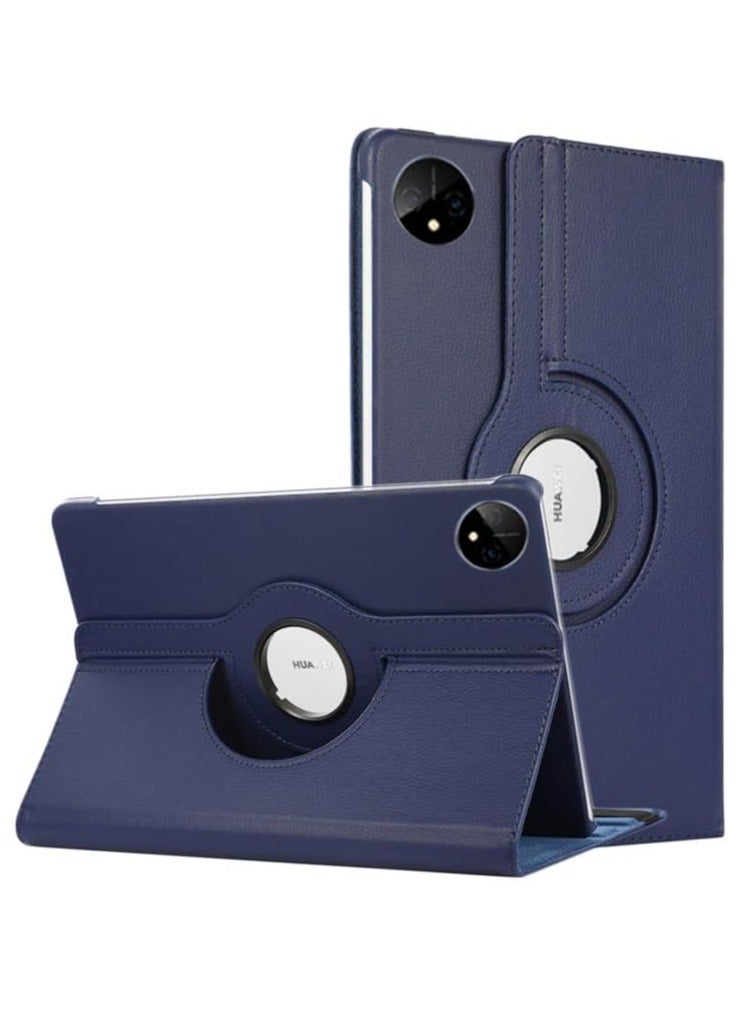 Compatible with Huawei MatePad Pro 12.2 inch 2024 Tablet PU Leather Cover Sleep Wake Function 360 Rotating Stand Protective Shell For MatePad Pro 12.2'' (Dark Blue) - Image 2