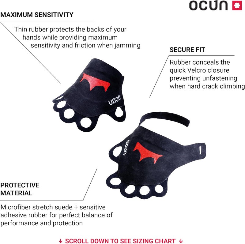 Ocun Crack Gloves for Crack Climbing I Rock Climbing Gloves - Image 2