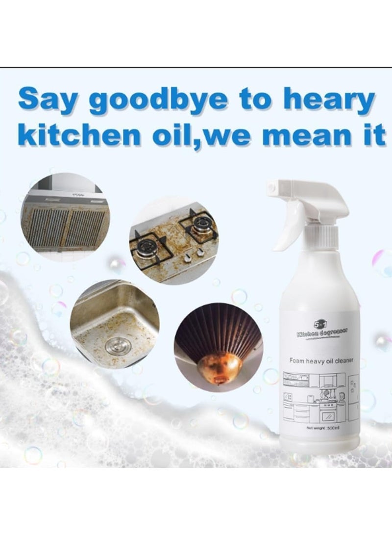 Splash Spray Oven Cleaner, Splash Foam Spray For Oven Cleaner Heavy Oil Stain Cleaning Agent Bubble Cleaner Foam, Multi-purpose Kitchen Cleaner - Powerful Splash Foam Spray  - Image 2