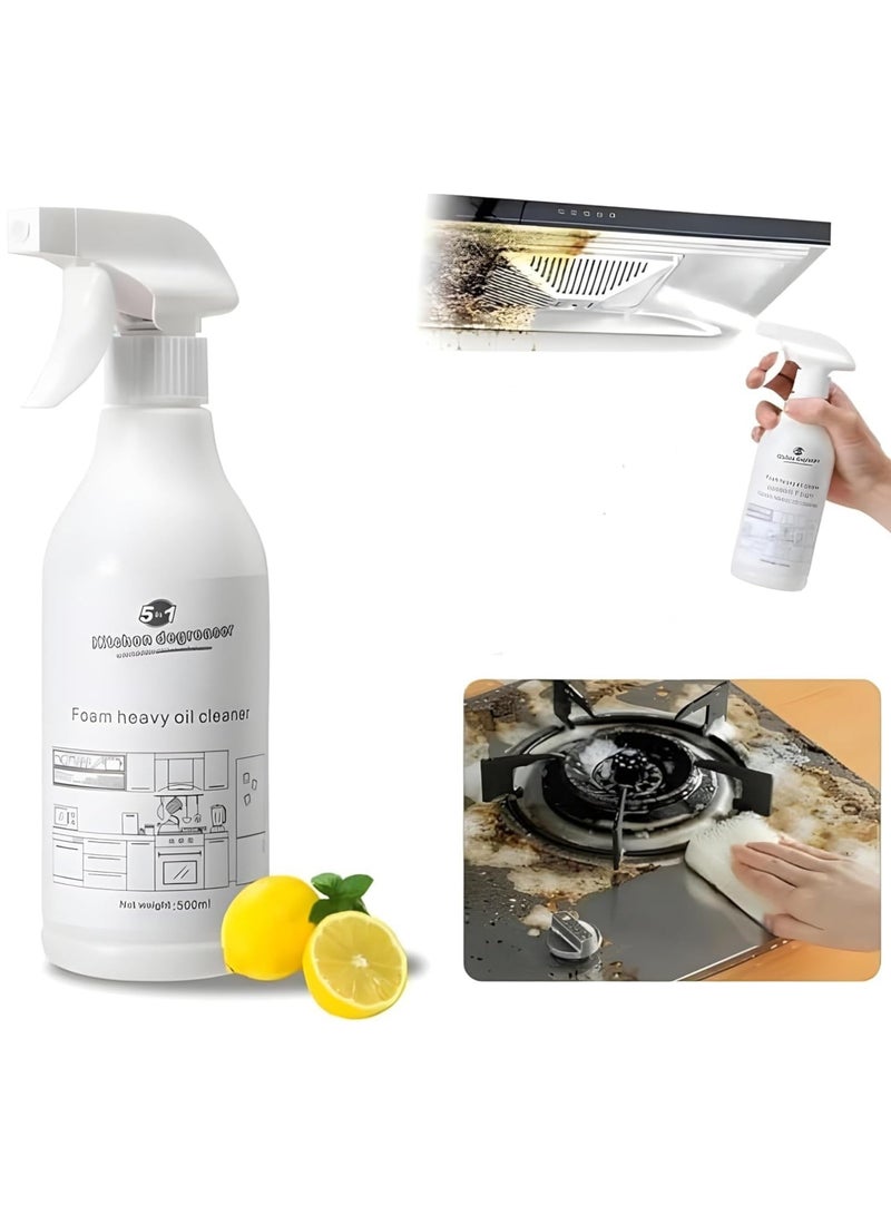 Splash Spray Oven Cleaner, Splash Foam Spray For Oven Cleaner Heavy Oil Stain Cleaning Agent Bubble Cleaner Foam, Multi-purpose Kitchen Cleaner - Powerful Splash Foam Spray  - Image 1