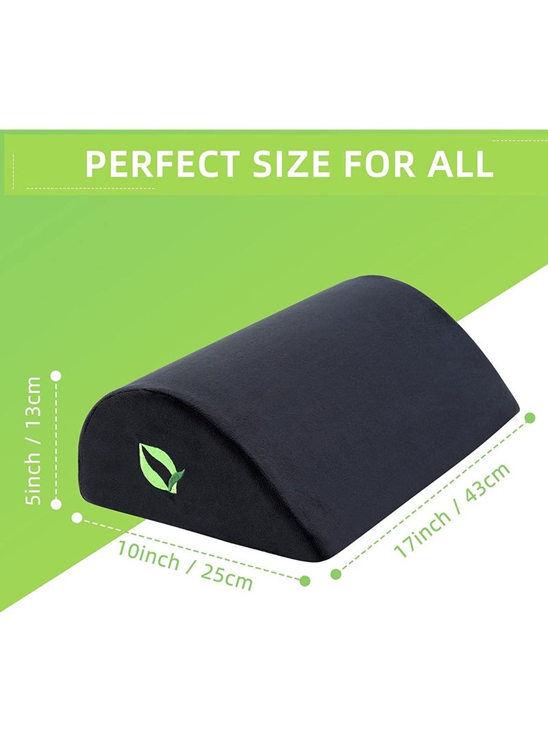 DIRECT 2 U - Office Foot Rest for Under Desk - Ergonomic Memory Foam Foot Stool Pillow for Work, Gaming, Computer, Office - Image 1