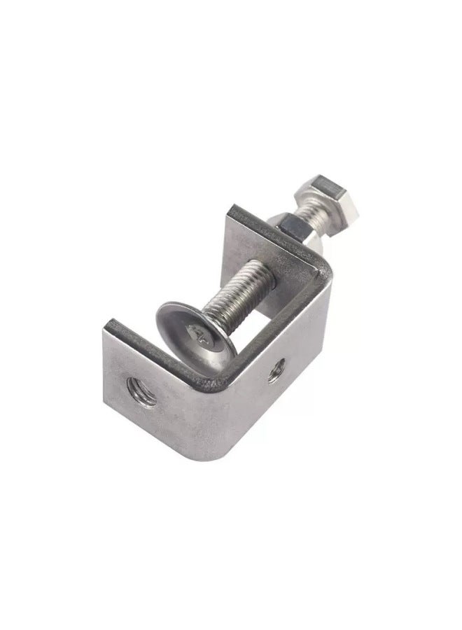 Tiger Card 304 Stainless Steel U-shaped Clip C-shaped Pipe Clamp Square Clamp Hand-tightened Hook Gripper-Specifications And Models:Opening 65mm (lifting Ring)  - Image 5