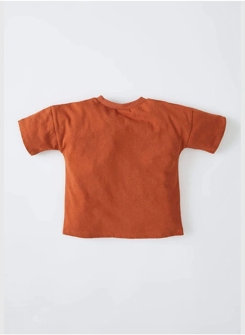 ديفاكتو BabyBoy Knitted Regular Fit Short Sleeve T-Shirt