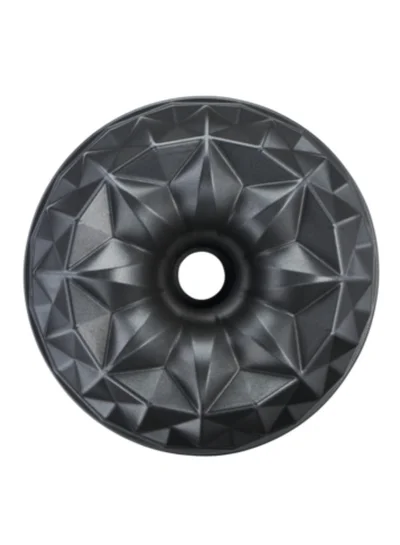 Tefal Geometric Bundt Pan 25 cm Perfectly Even GoldenBrown Results NonStick Coating Inside and Out Easy Cleaning Safe Modern Triangular Cake Pan J3030304