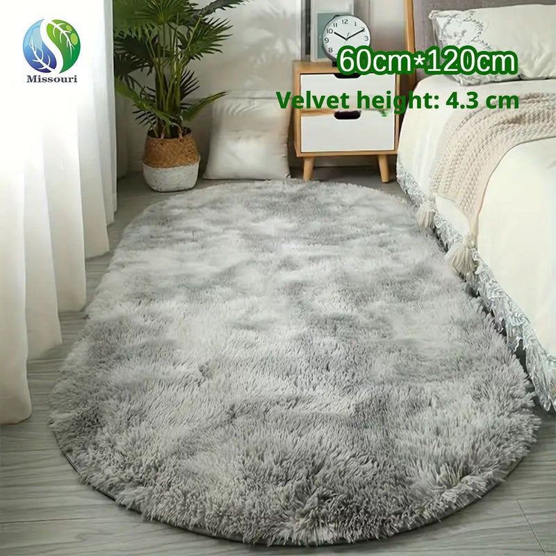 Grey PVC Bedside Mat 60x120 cm - Image 1
