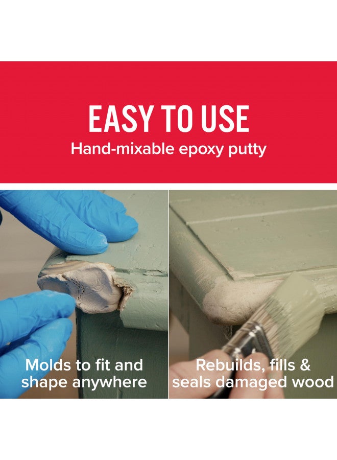 J-B Weld 8258 KwikWood Wood Repair Epoxy Putty Stick-7 inch, Beige - Image 5
