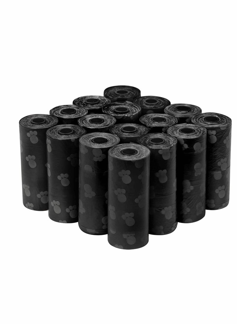 Y&D Poop Bags Pet Supply Dog Cute Paw Pattern Waste Doggie Bag Refills Can Also be Used as Household Garbage Bag 240... - Image 1