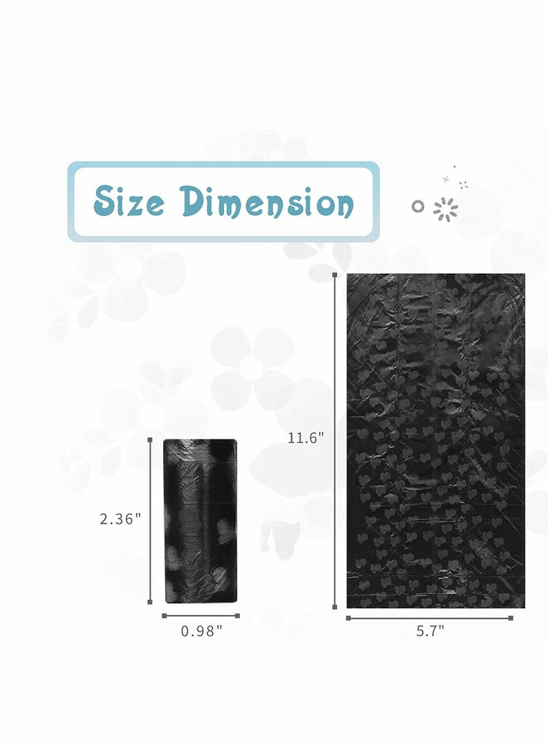 Y&D Poop Bags Pet Supply Dog Cute Paw Pattern Waste Doggie Bag Refills Can Also be Used as Household Garbage Bag 240... - Image 2