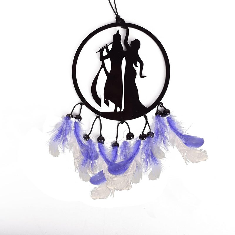 GLNRM Car, Home, Window & Garden for Positive Vibes for Decorative Car Hanging Ornament Dream Catchers (RADHE Krishna) - Image 1