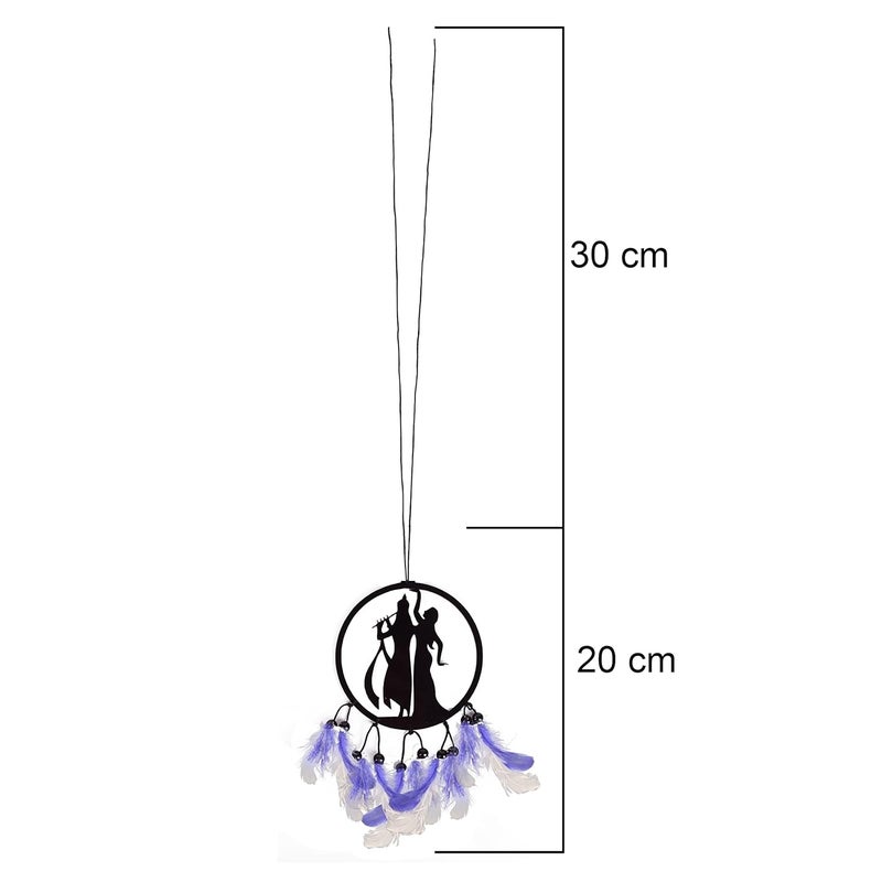GLNRM Car, Home, Window & Garden for Positive Vibes for Decorative Car Hanging Ornament Dream Catchers (RADHE Krishna) - Image 2