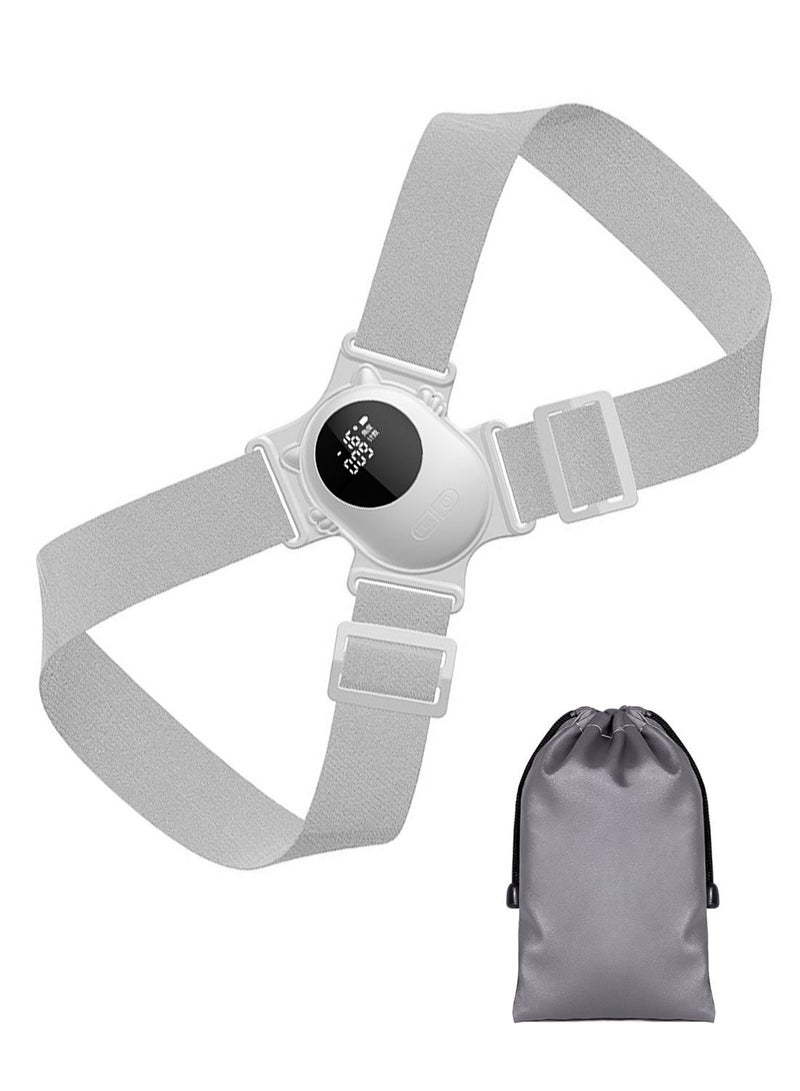 Syarme Smart Posture Corrector, Upper Back Brace with Vibration Intelligent Posture Reminder, Posture Trainer for Women, Kids and Men, Prevent Humpback, Help to Keep Right Posture to Develop a Good Habit  - Image 1