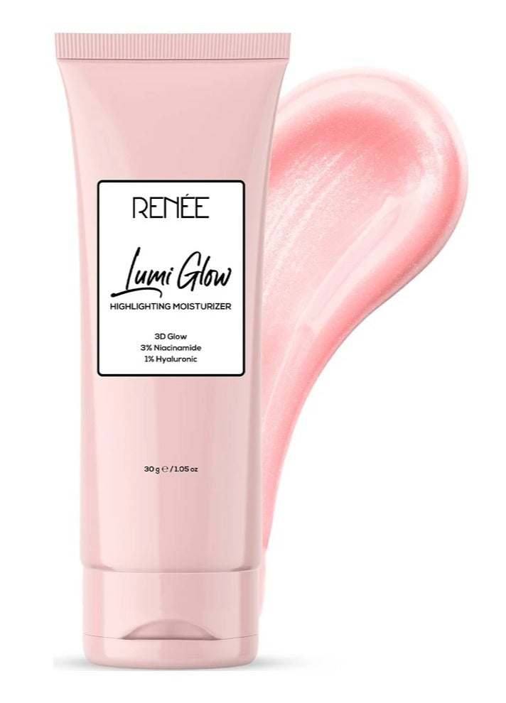 رينيه مرطب "لومي جلو" (Lumi Glow) المعزز للإشراق، غني بنسبة 3% من النياسيناميد و1% من حمض الهيالورونيك - 30 جم - Image 1