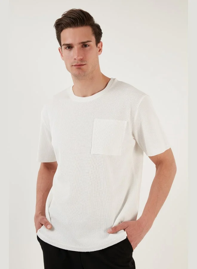 Buratti  Buratti Cotton Casual Cut Single Pocket Crew Neck T Shirt Men's T SHIRT 5902642  | Best Price UAE