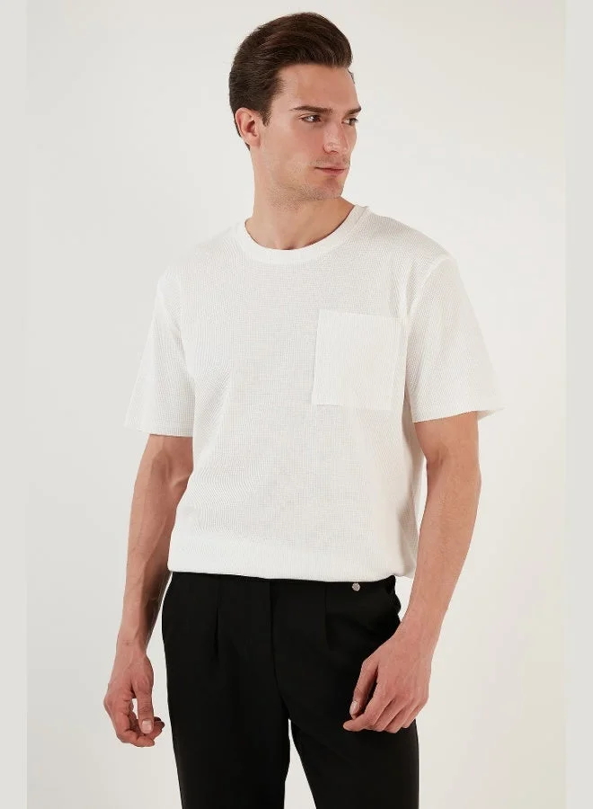 Buratti  Buratti Cotton Casual Cut Single Pocket Crew Neck T Shirt Men's T SHIRT 5902642  | Best Price UAE