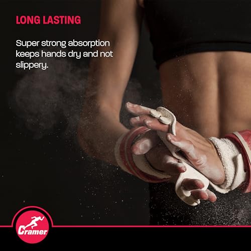 Cramer كتلة طين جيم كرامر، عبوة 8 من 2 أونصة، كربونات المغنيسيوم لرفع الأثقال، تسلق الصخور، الجمباز، كروس فيت، رفع الأثقال وتسلق الصخور، استخدام في كرات الطين والأكياس، قبضة فائقة، 1 رطل إجمالي - Image 4